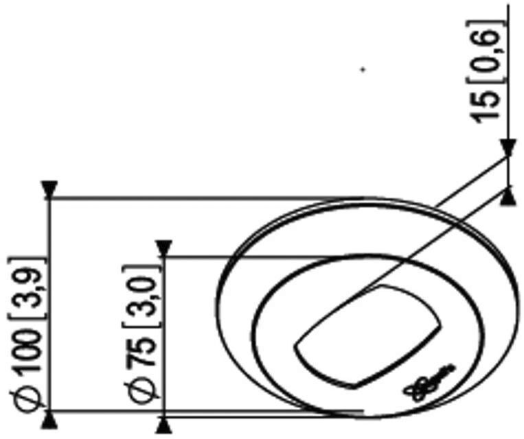Connect-it Deckenblende PFA9106 ws