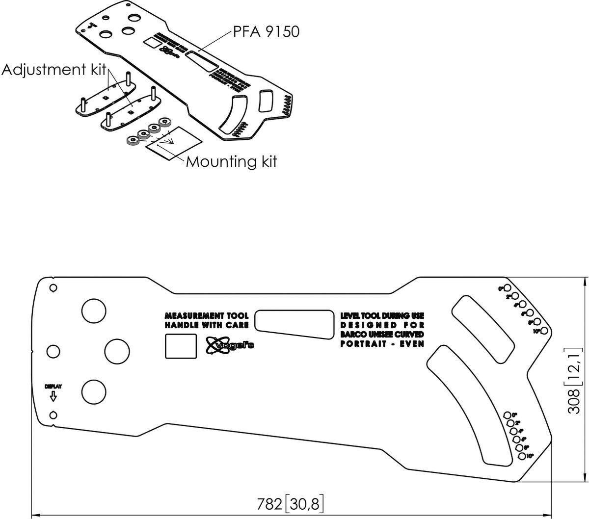 Curved Abstandshalter PFA9150 si