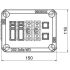 Steckbarer Deckel D02 2x5p WD
