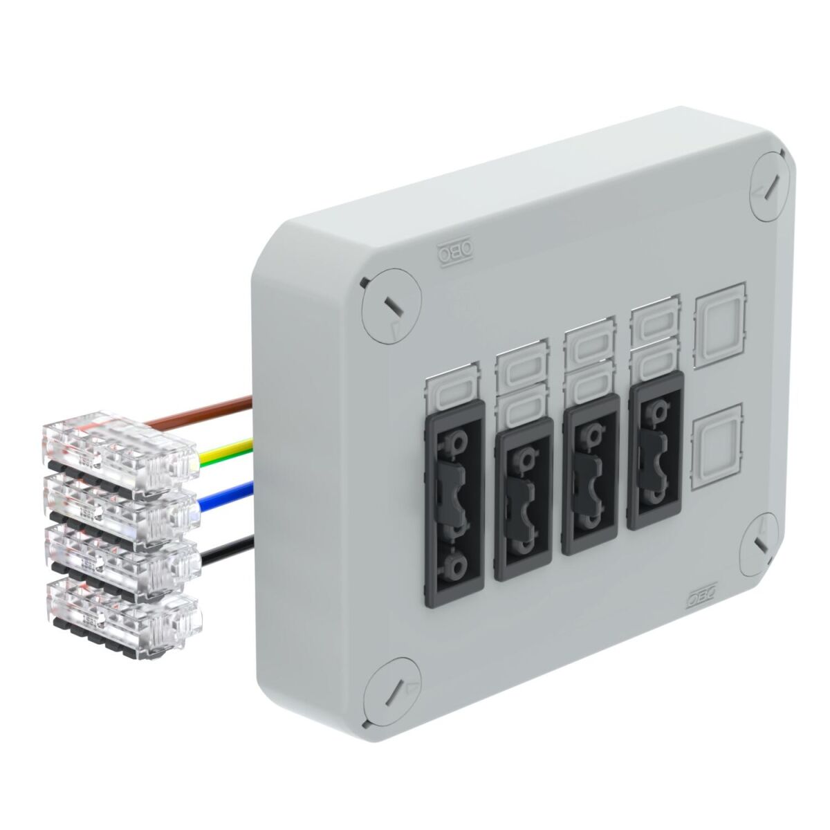 Steckbarer Deckel D02 3x3p+1x4p WD