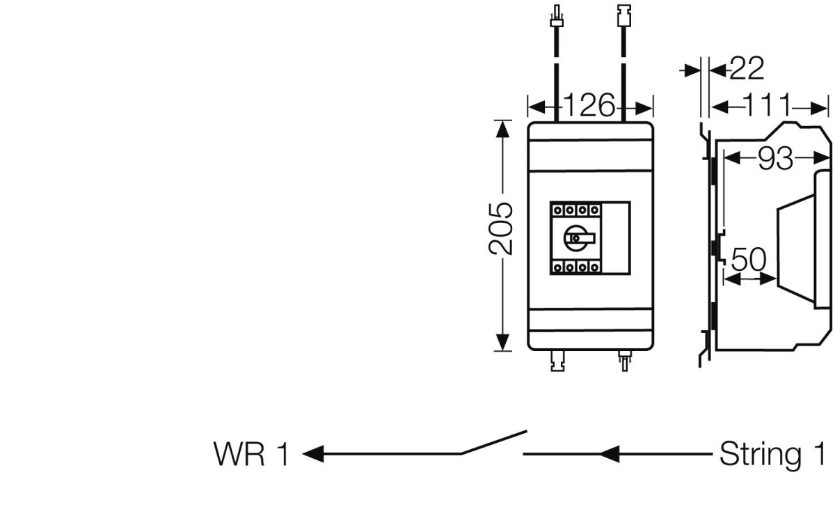 DC-Generatortfreischalter KV PV 2211