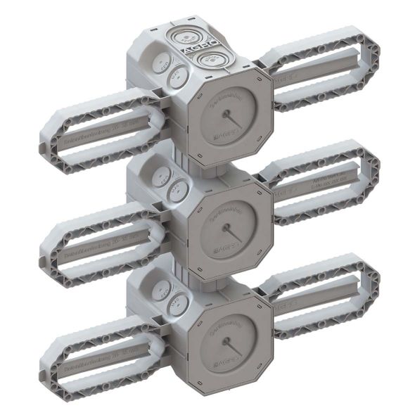 Beton Einbaudose 3x1 NUP 9941.35