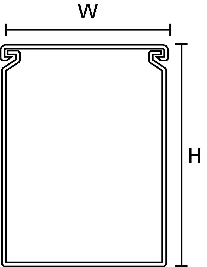 Verdrahtungskanal HF HTWDHF-25X50-PC/ABS