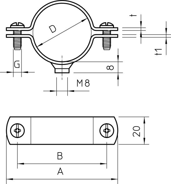 Abstandschelle 2900WM8 88 FT