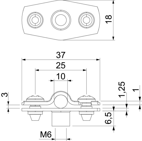 Abstandschelle ASG 732 10 A4