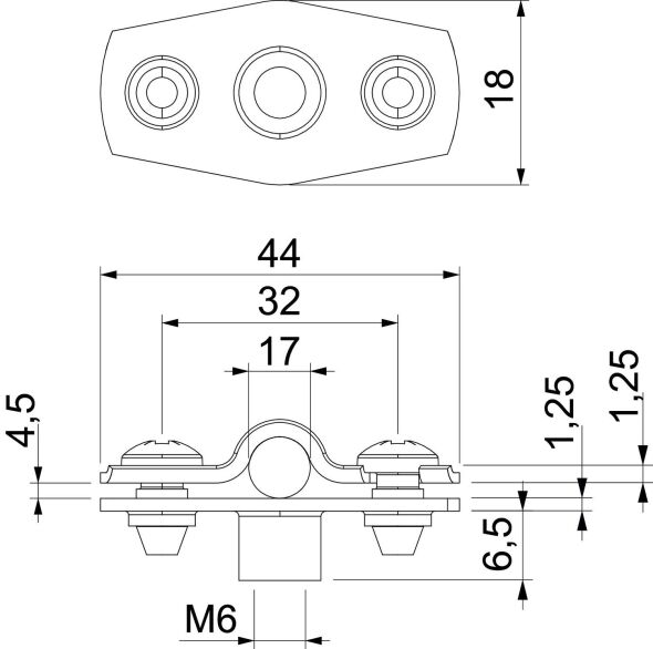 Abstandschelle ASG 732 17 A4
