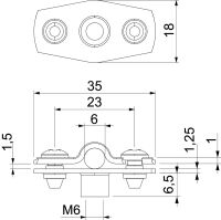 Abstandschelle ASG 732 6 A4