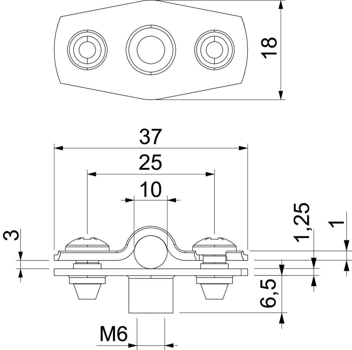 Abstandschelle ASG 732 10 A2