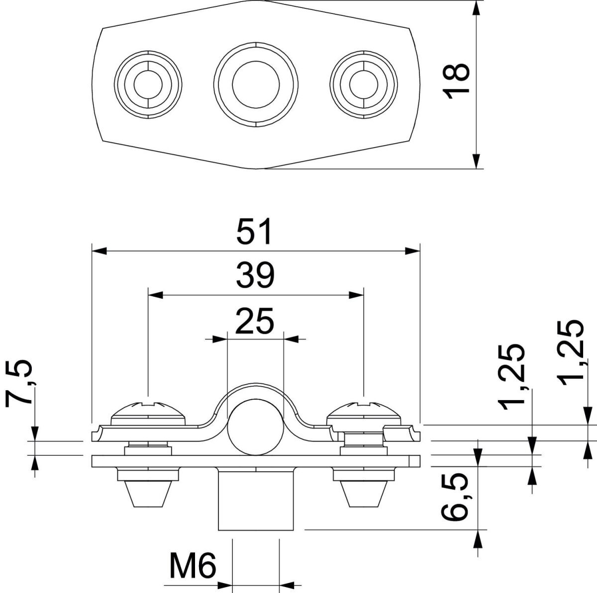 Abstandschelle ASG 732 25 A4