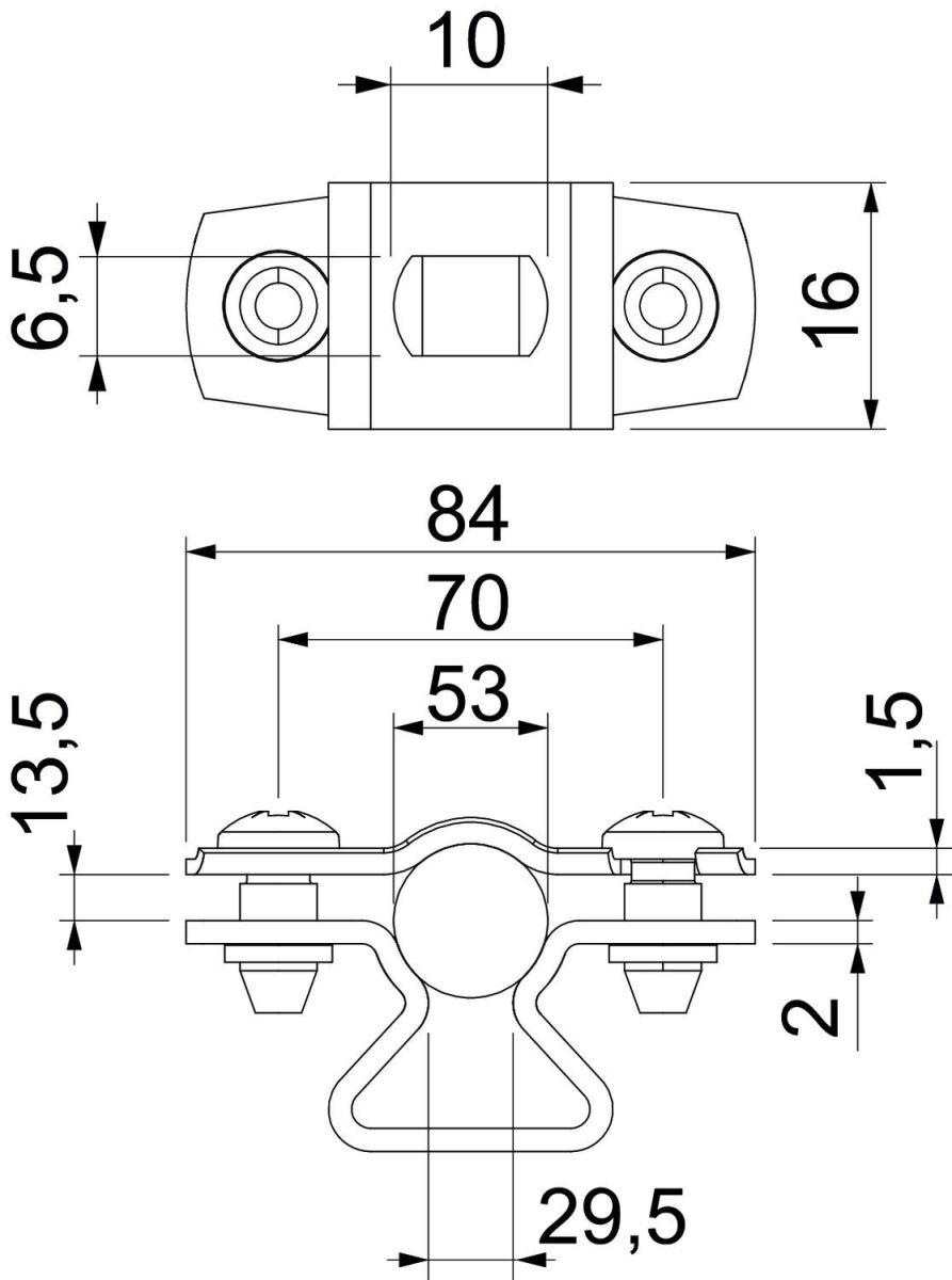 Abstandschelle ASL 733 53 A4