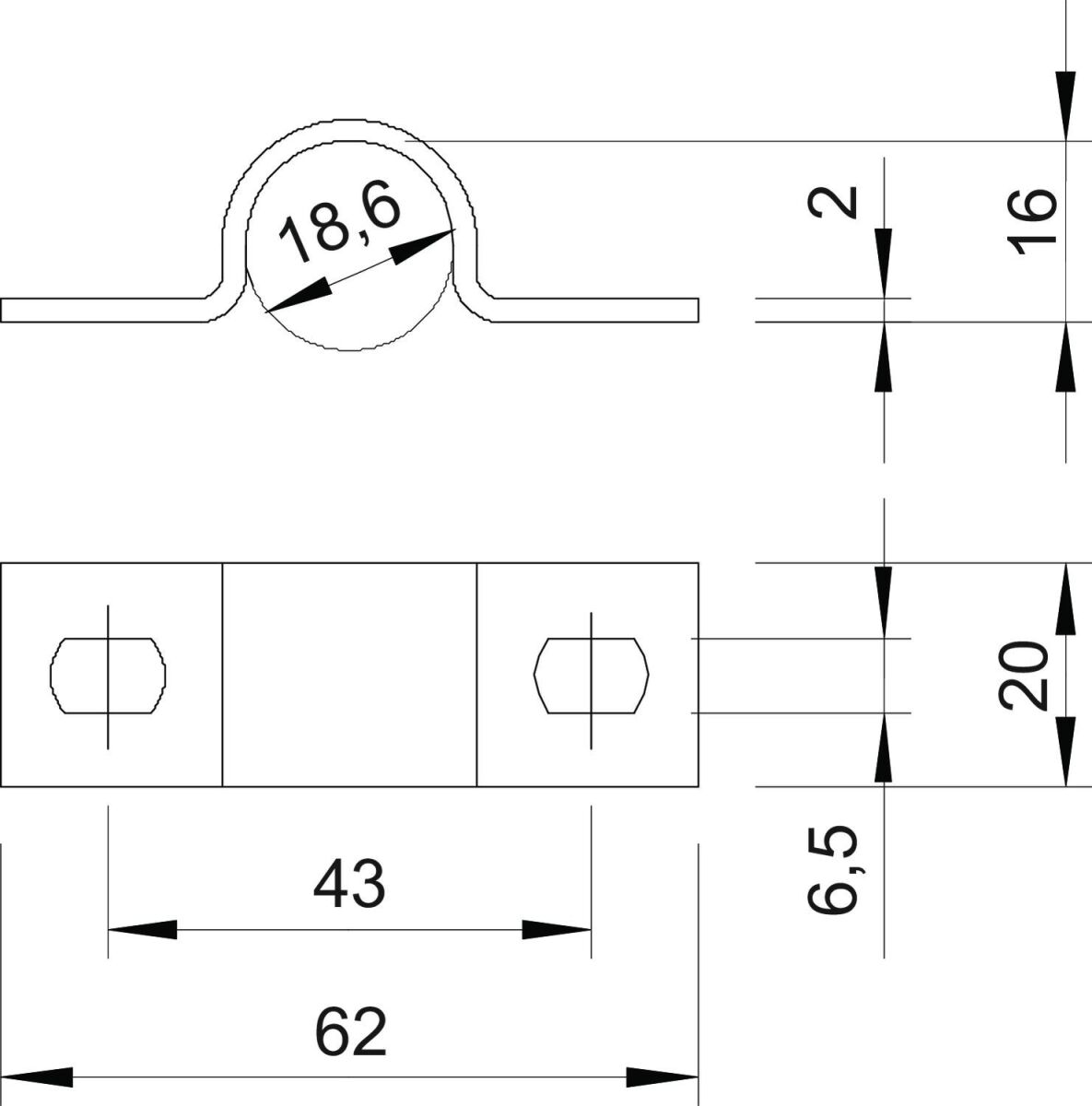 Stapa-Schelle 823 18.3 FT
