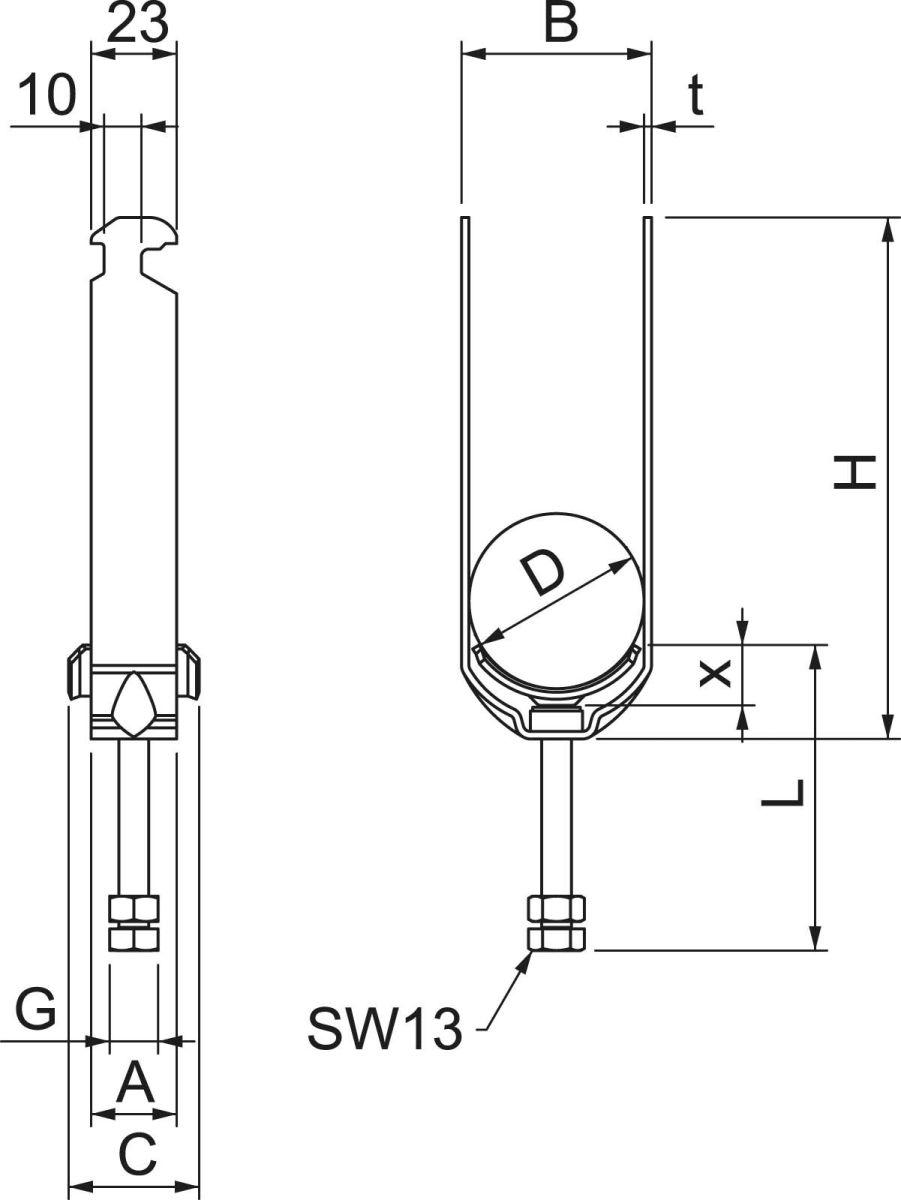 Bügelschelle Enercon 140 2056 M2 46 ENER
