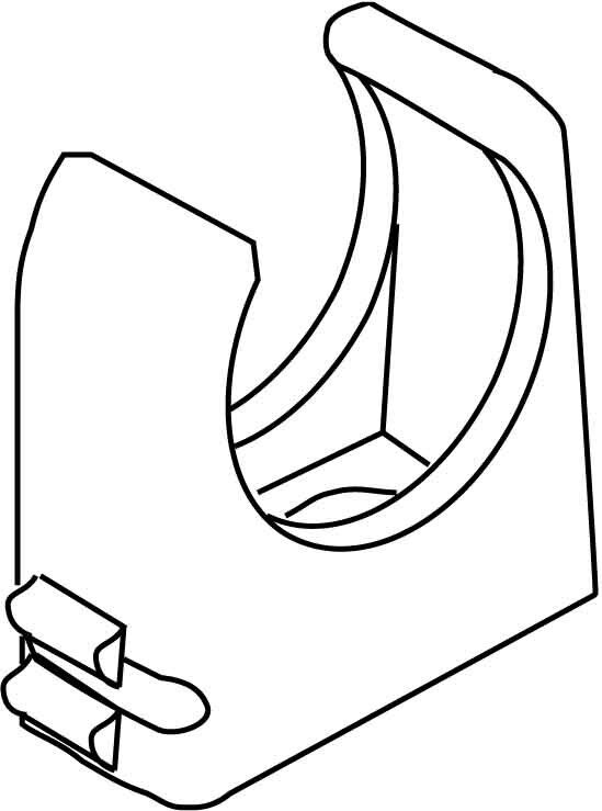 RO-Clip-Rohrschelle gr 796.111