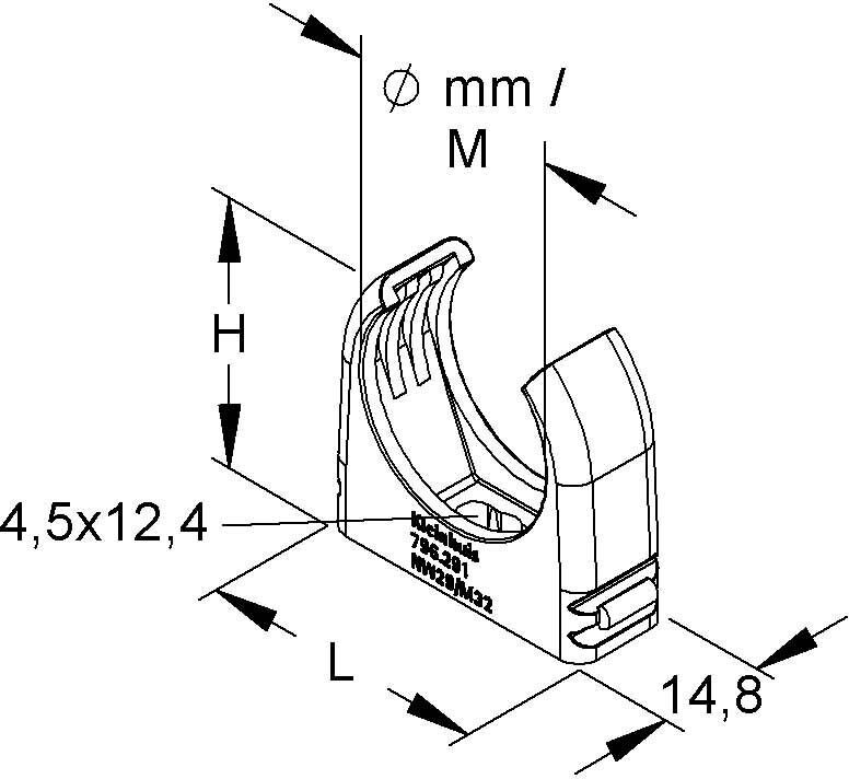 RO-Clip-Rohrschelle gr 796.361