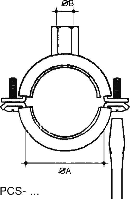 Rohrbefestigung PCS-99105