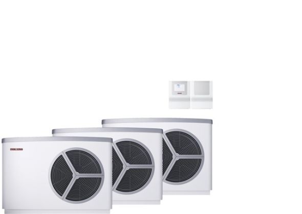 Luft-Wasser-Wärmepumpe WPL 24 A 3er Set