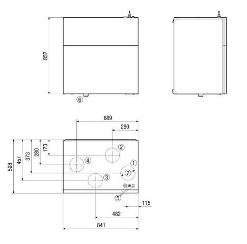 Raumluft-System Bypass WS 470 KBR