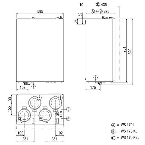 Raumluft-System WS 170 KLET