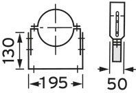Wandhalterung 0020042751