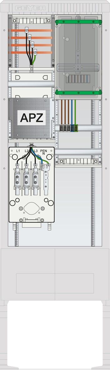 Zähleranschlusssäule SZ205ZA1403