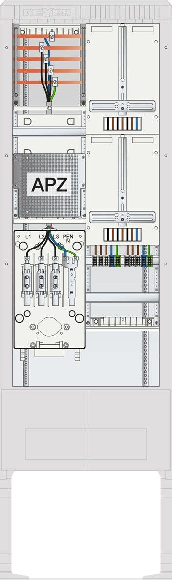 Zähleranschlusssäule SZ205ZA2502
