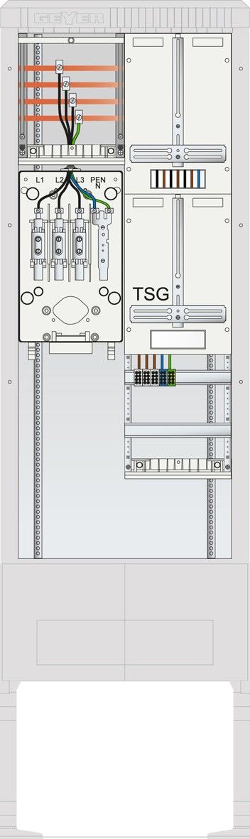 Zähleranschlusssäule SZ205ZZ1412