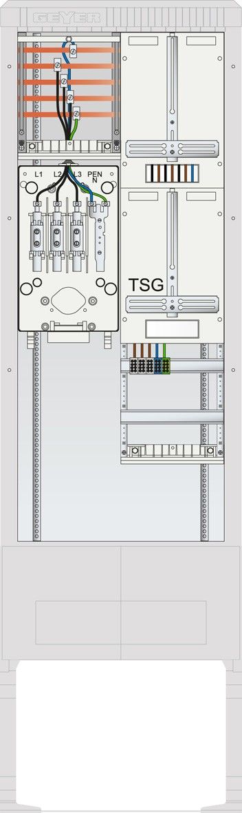 Zähleranschlusssäule SZ205ZZ1512
