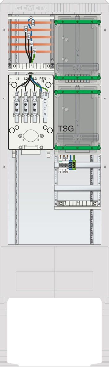 Zähleranschlusssäule SZ205ZZ1515