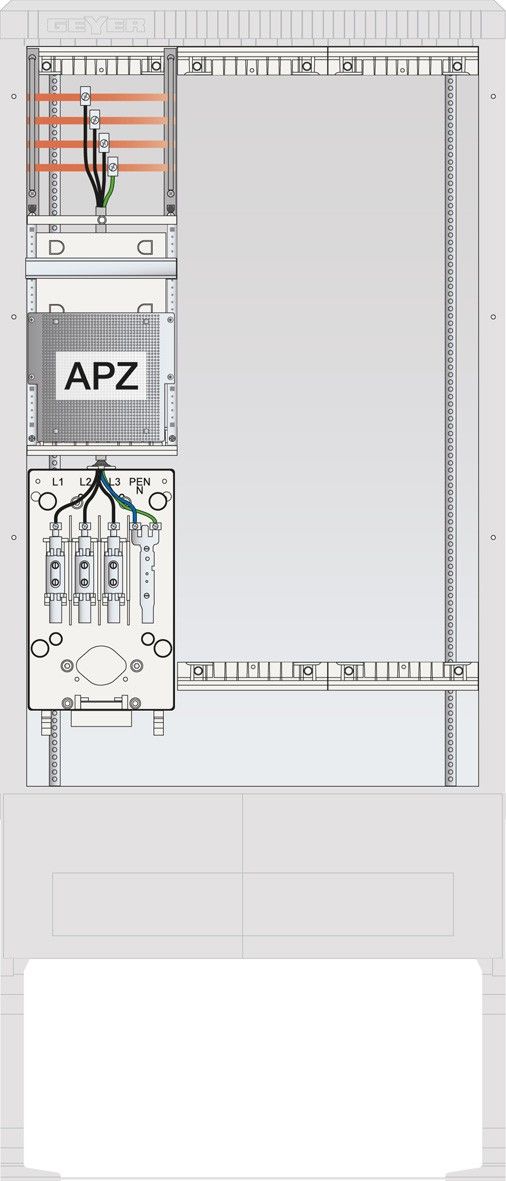 Zähleranschlusssäule SZ207AL0402