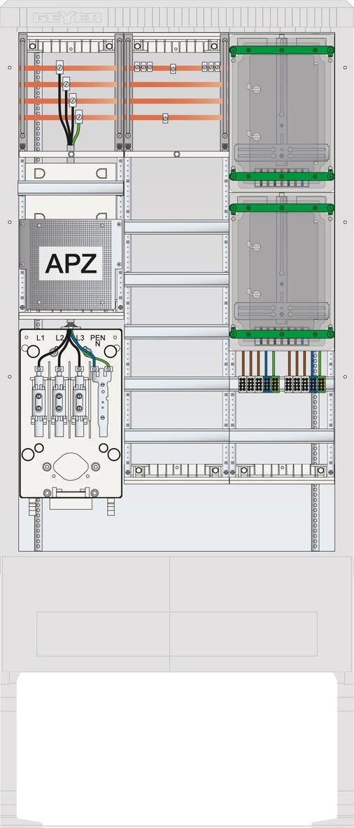 Zähleranschlusssäule SZ207ZA2403R
