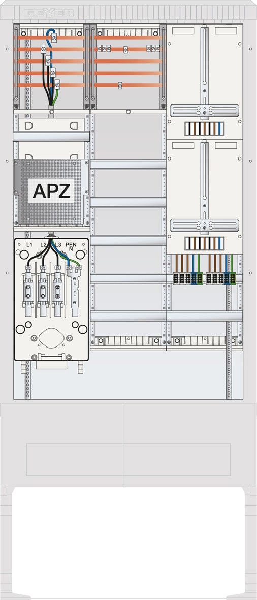 Zähleranschlusssäule SZ207ZA2502R