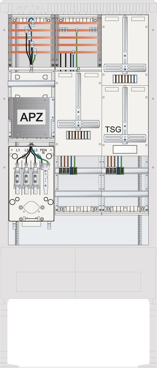 Zähleranschlusssäule SZ207ZA2512