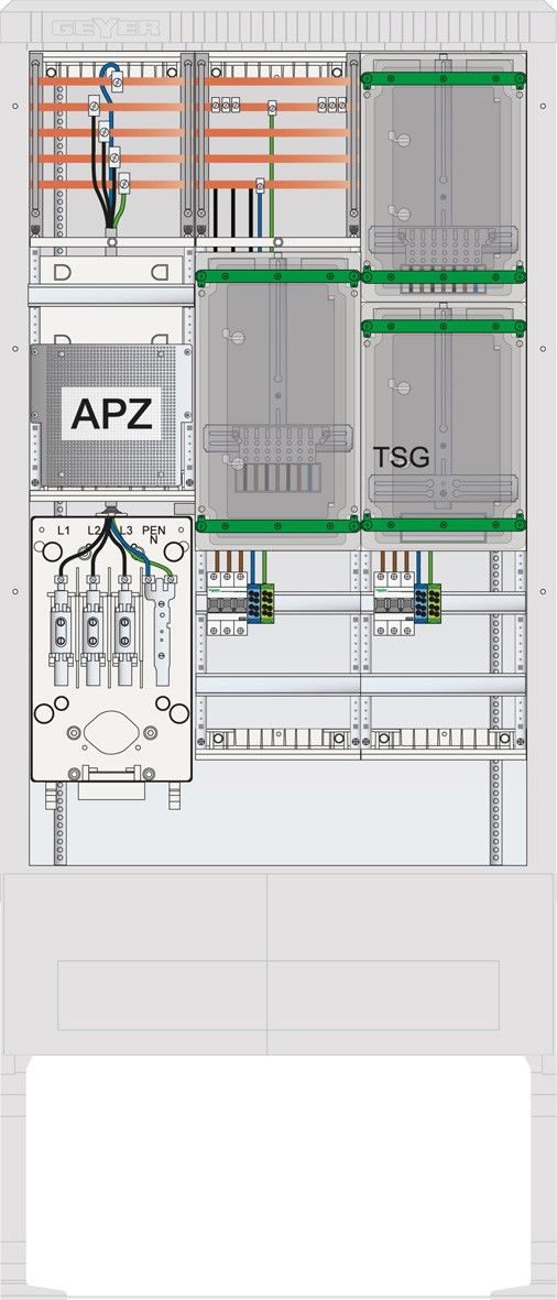 Zähleranschlusssäule SZ207ZA2516