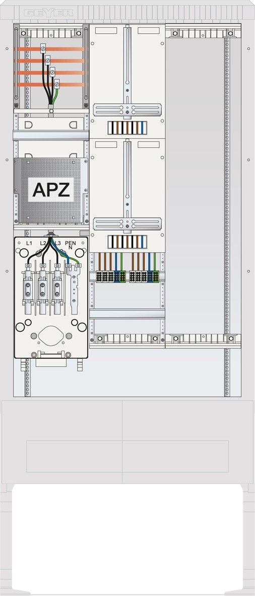 Zähleranschlusssäule SZ207ZL2402A