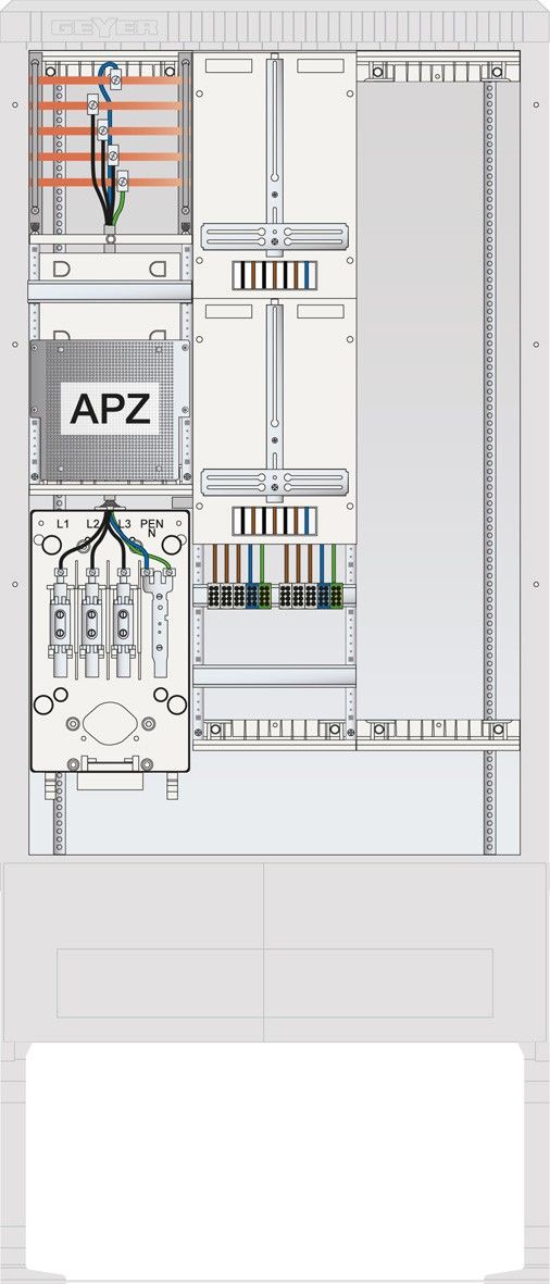Zähleranschlusssäule SZ207ZL2502A