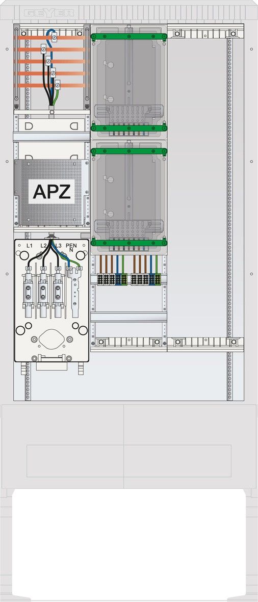 Zähleranschlusssäule SZ207ZL2504A