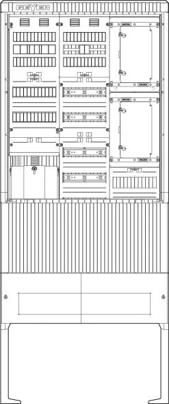 Zähleranschlusssäule SZ207ZA2504R