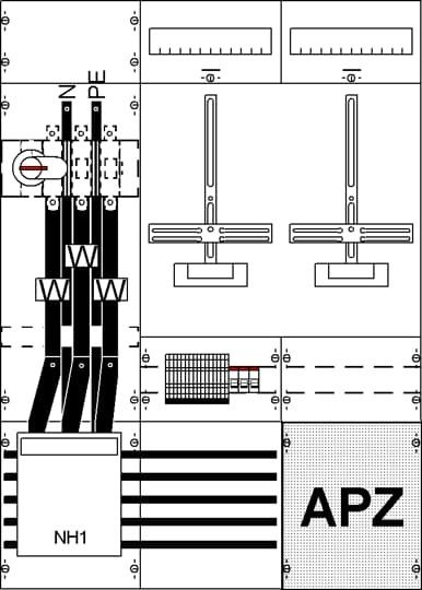 Mess-u.Wandlerfeld kpl. KA4257Z