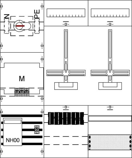 Mess- und Wandlerfeld KA4222Z