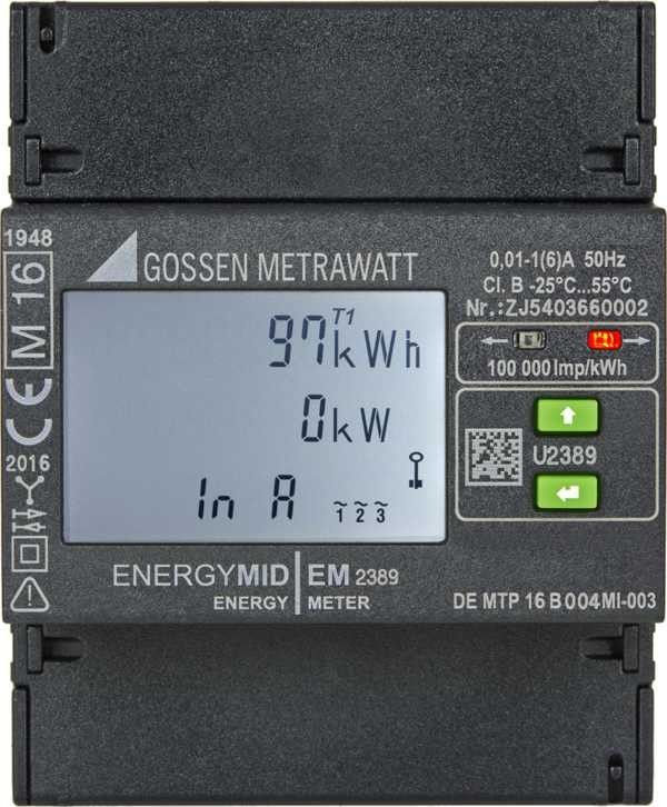 Energiezähler MID, 4-L,1 U2389-V027