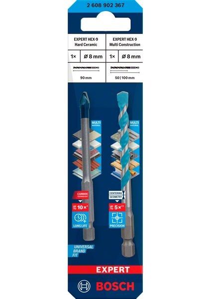 Mehrzweckbohrer Hex-9 Set 2608902367