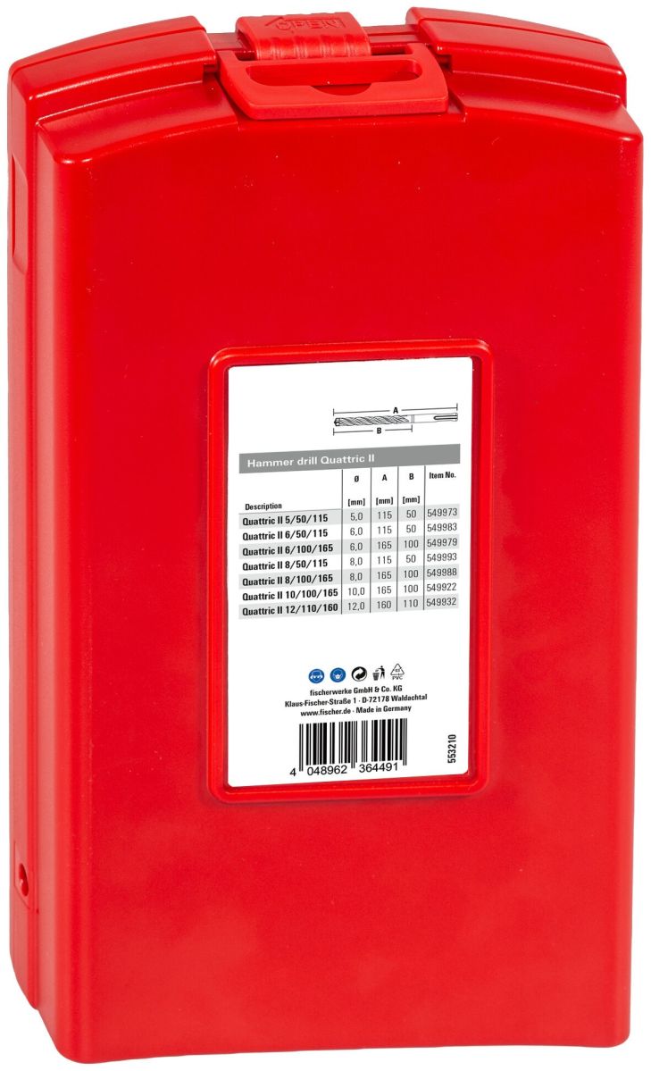 Bohrer SDS Pl. Quattric II 553210