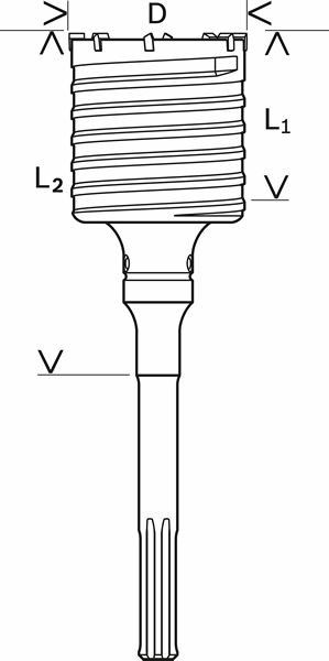 Bohrkrone SDS max-9 F00Y145197