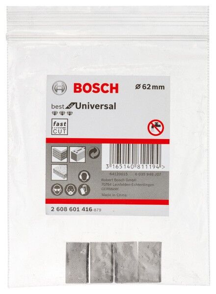 Segmente f. BK trocken 62x 2608601416 (VE4)