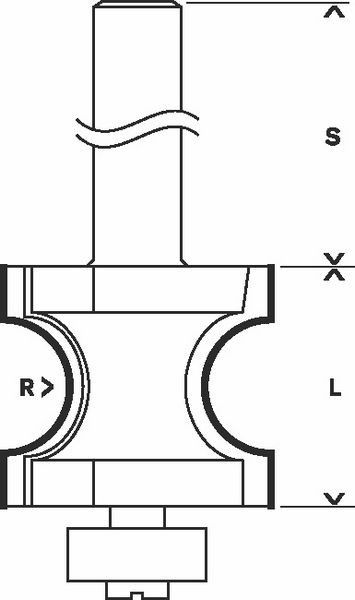 Halbstabfräser 2608628360