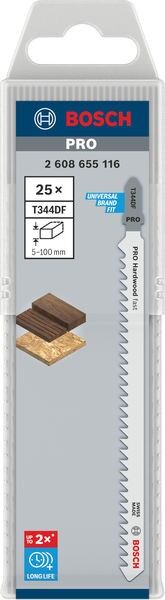 Pro Stichsägeblatt 2608655116VE(25)