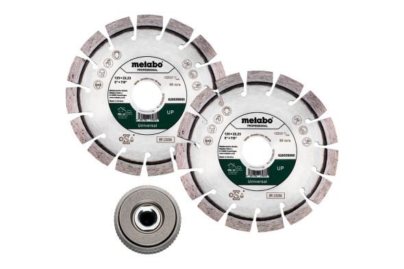 Set Diamanttrennscheibe Set 2xDia-TS125mm UP