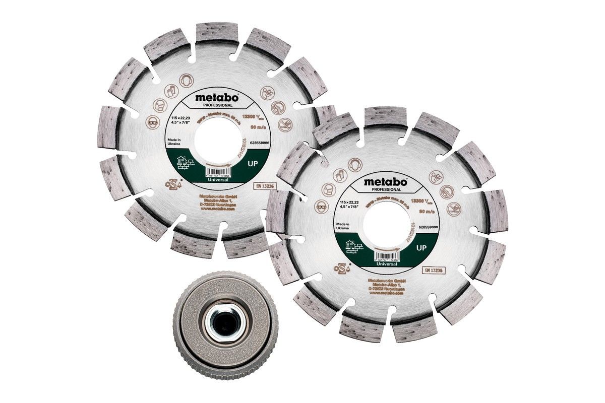 Set Diamanttrennscheibe Set 2xDia-TS115 UP