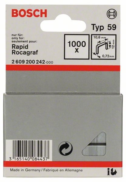 Feindrahtklammer 12m 2609200242