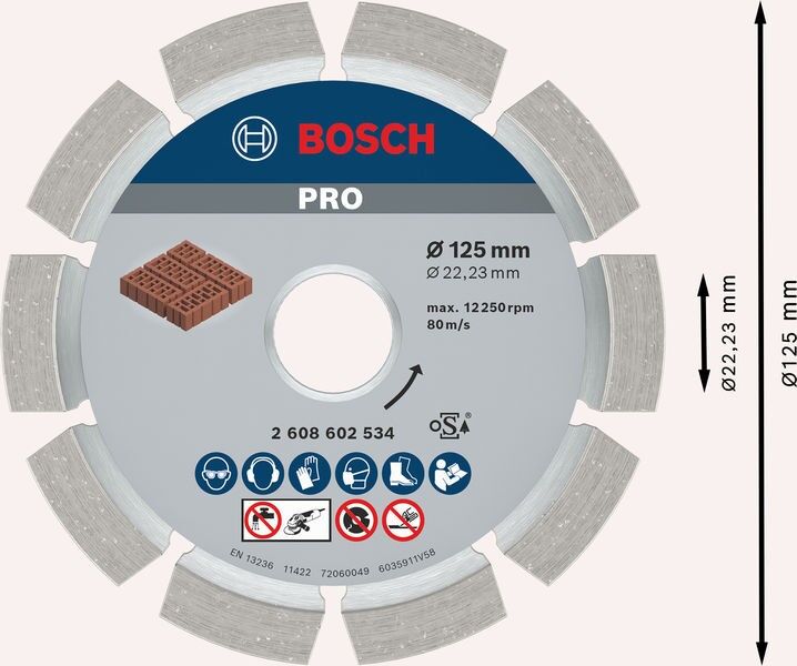 Diamanttrennscheibe 2608602534